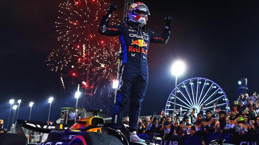 Verstappen gana en Bahréin. (Foto: Getty Images)